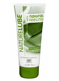 Смазка на водной основе с алоэ вера Nature Lube - 30 мл. - HOT - купить с доставкой в Рязани
