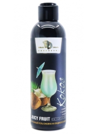 Интимный гель на водной основе JUICY FRUIT с ароматом кокоса - 200 мл. - БиоМед - купить с доставкой в Рязани