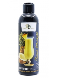 Интимный гель на водной основе JUICY FRUIT с ароматом пина колада - 200 мл. - БиоМед - купить с доставкой в Рязани