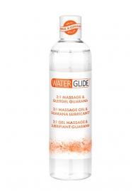 Гель-смазка 2-в-1 MASSAGE   LUBRICANT GUARANA - 300 мл. - Waterglide - купить с доставкой в Рязани