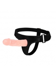Телесный фаллоимитатор на трусиках Jessica Strap-On - 15,5 см. - Baile - купить с доставкой в Рязани