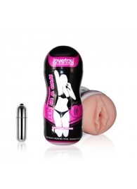 Мастурбатор-вагина Sex In A Can Vibra Vagina Tunnel - Lovetoy - в Рязани купить с доставкой