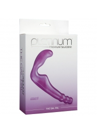 Безремневой фиолетовый страпон из силикона The Gal Pal - 17 см. - Doc Johnson - купить с доставкой в Рязани