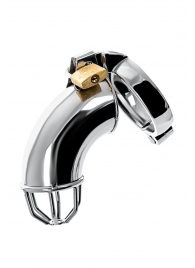 Серебристый мужской пояс верности TOYFA Metal - ToyFa - купить с доставкой в Рязани