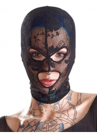 Кружевная маска-балаклава с отверстиями для глаз и рта - Orion - купить с доставкой в Рязани