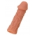 Телесная реалистичная насадка KOKOS Extreme Sleeve 05 с дополнительной стимуляцией - 12,7 см. - KOKOS - в Рязани купить с доставкой