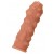 Телесная реалистичная насадка KOKOS Extreme Sleeve 11 с дополнительной стимуляцией - 12,7 см. - KOKOS - в Рязани купить с доставкой