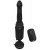 Черный вибромассажер с функцией поступательных движений Ass Thruster - Pipedream - купить с доставкой в Рязани