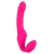 Розовый безремневой страпон с вибрацией - Orion - купить с доставкой в Рязани