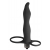 Черная вибронасадка для двойного проникновения Flirtini - 15,9 см. - Lola Games - купить с доставкой в Рязани