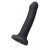 Черный фаллос с имитацией эякуляции Silicon Cum Dildo L - 19,6 см. - Strap-on-me - купить с доставкой в Рязани
