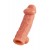 Телесная насадка на фаллос с отверстием для мошонки EXTREME SLEEVE - 17,6 см. - KOKOS - в Рязани купить с доставкой