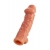 Телесная насадка на фаллос с отверстием для мошонки EXTREME SLEEVE - 15,6 см. - KOKOS - в Рязани купить с доставкой