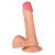 Телесный фаллоимитатор на присоске Sensual - 16,8 см. - Lola Games