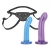 Страпон унисекс Beginners Strap-On с 2 насадками - 15 и 13 см. - Lux Fetish - купить с доставкой в Рязани