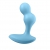 Голубой анальный вибростимулятор Deep Driver - 11,2 см. - Satisfyer - в Рязани купить с доставкой