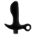 Черный анальный вибратор Silicone Vibrating Prostate Massager 01 - 10,8 см. - Blush Novelties - в Рязани купить с доставкой