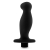 Черный анальный вибромассажёр Silicone Vibrating Prostate Massager 02 - 10,8 см. - Blush Novelties - в Рязани купить с доставкой