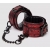Красно-черные наручники Reversible Faux Leather Wrist Cuffs - Fifty Shades of Grey - купить с доставкой в Рязани