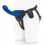 Синяя насадка Remote Control P-Spot G-Spot с черными трусиками - 20 см. - Pegasus - купить с доставкой в Рязани