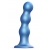 Голубая насадка Strap-On-Me Dildo Plug Balls size S - Strap-on-me - купить с доставкой в Рязани