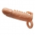 Телесная удлиняющая насадка Penis Sleeve Emmitt - 17 см. - Baile - в Рязани купить с доставкой