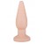 Телесная анальная пробка с рёбрышками - 14 см. - LOVETOY (А-Полимер)