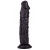 Чёрный фаллоимитатор без мошонки - 19,5 см. - LOVETOY (А-Полимер)