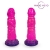 Розовый рельефный фантазийный фаллоимитатор - 20 см. - Bior toys - купить с доставкой в Рязани