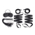 Эротический набор 4PC Bondage Bed Strap   Flogger Kit - Lux Fetish - купить с доставкой в Рязани