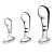Набор из 3 стальных стимуляторов простаты Stainless Steel P-spot Training Set - b-Vibe - в Рязани купить с доставкой