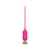 Розовый тонкий стимулятор Nipple Vibrator - 23 см. - I-MOON - купить с доставкой в Рязани