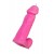 Розовая свеча в форме пениса - 13 см. - Pecado - купить с доставкой в Рязани