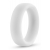 Белое люминесцентное эрекционное кольцо Silicone Glo Cock Ring - Blush Novelties - в Рязани купить с доставкой