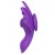Фиолетовый вибратор в трусики с магнитным держателем - Secwell
