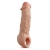 Телесная насадка-удлинитель Intrepid 9.25 Inch Realistic Penis Extender Sleeve - 23,5 см. - Blush Novelties - в Рязани купить с доставкой
