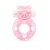 Розовое эрекционное виброкольцо в форме мишки - 1137 - в Рязани купить с доставкой