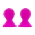 Ярко-розовые помпы для сосков LIT-UP NIPPLE SUCKERS LARGE PINK - Dream Toys