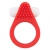 Красное эрекционное кольцо LIT-UP SILICONE STIMU RING 1 RED - Dream Toys - в Рязани купить с доставкой