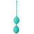 Зеленые вагинальные шарики SEE YOU IN BLOOM DUO BALLS 36MM - Dream Toys