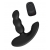 Черный силиконовый стимулятор простаты Levett Nitoc с пультом ДУ - Levett - в Рязани купить с доставкой