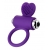 Фиолетовое виброкольцо с ресничками JOS PERY - JOS - в Рязани купить с доставкой