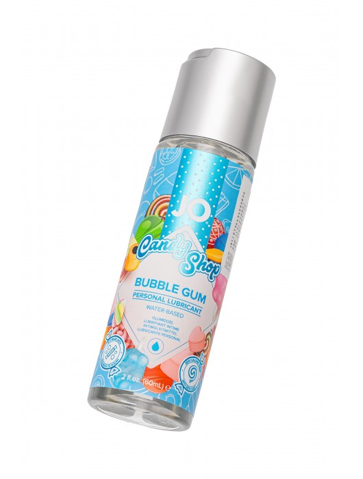 Смазка на водной основе Candy Shop Bubblegum с ароматом жвачки - 60 мл. - System JO - купить с доставкой в Рязани