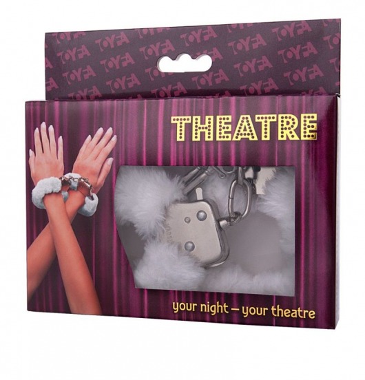 Наручники с белой меховой опушкой - ToyFa - купить с доставкой в Рязани