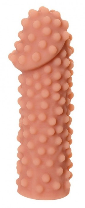 Телесная насадка на фаллос с бугорками KOKOS Extreme Sleeve 10 - 15,8 см. - KOKOS - в Рязани купить с доставкой