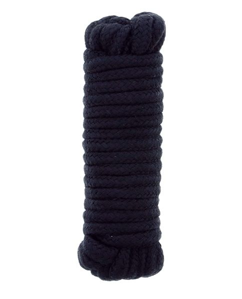 Чёрная веревка для связывания BONDX LOVE ROPE - 5 м. - Dream Toys - купить с доставкой в Рязани