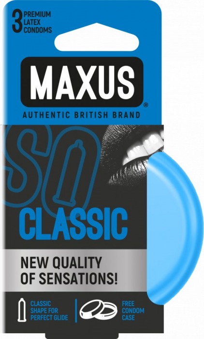 Классические презервативы в железном кейсе MAXUS Classic - 3 шт. - Maxus - купить с доставкой в Рязани