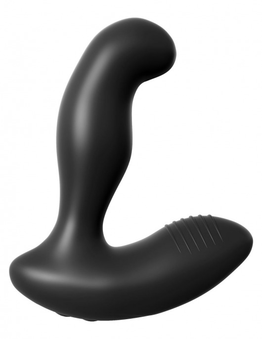 Черный массажер простаты Electro Stim Prostate Vibe с электростимуляцией - 13,3 см. - Pipedream - купить с доставкой в Рязани