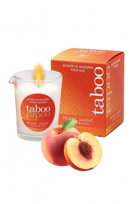 Массажное аромамасло с афродизиаками для женщин RUF Taboo Peche sucre - 60 гр. - RUF - купить с доставкой в Рязани