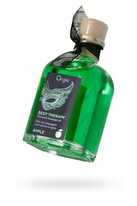 Массажное масло Orgie Lips Massage со вкусом яблока - 100 мл. - ORGIE - купить с доставкой в Рязани
